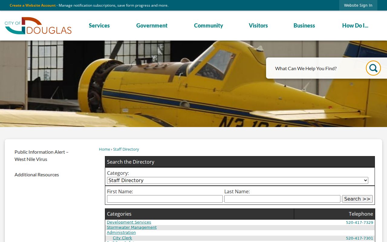 Douglas criminal records city directory and court contacts
